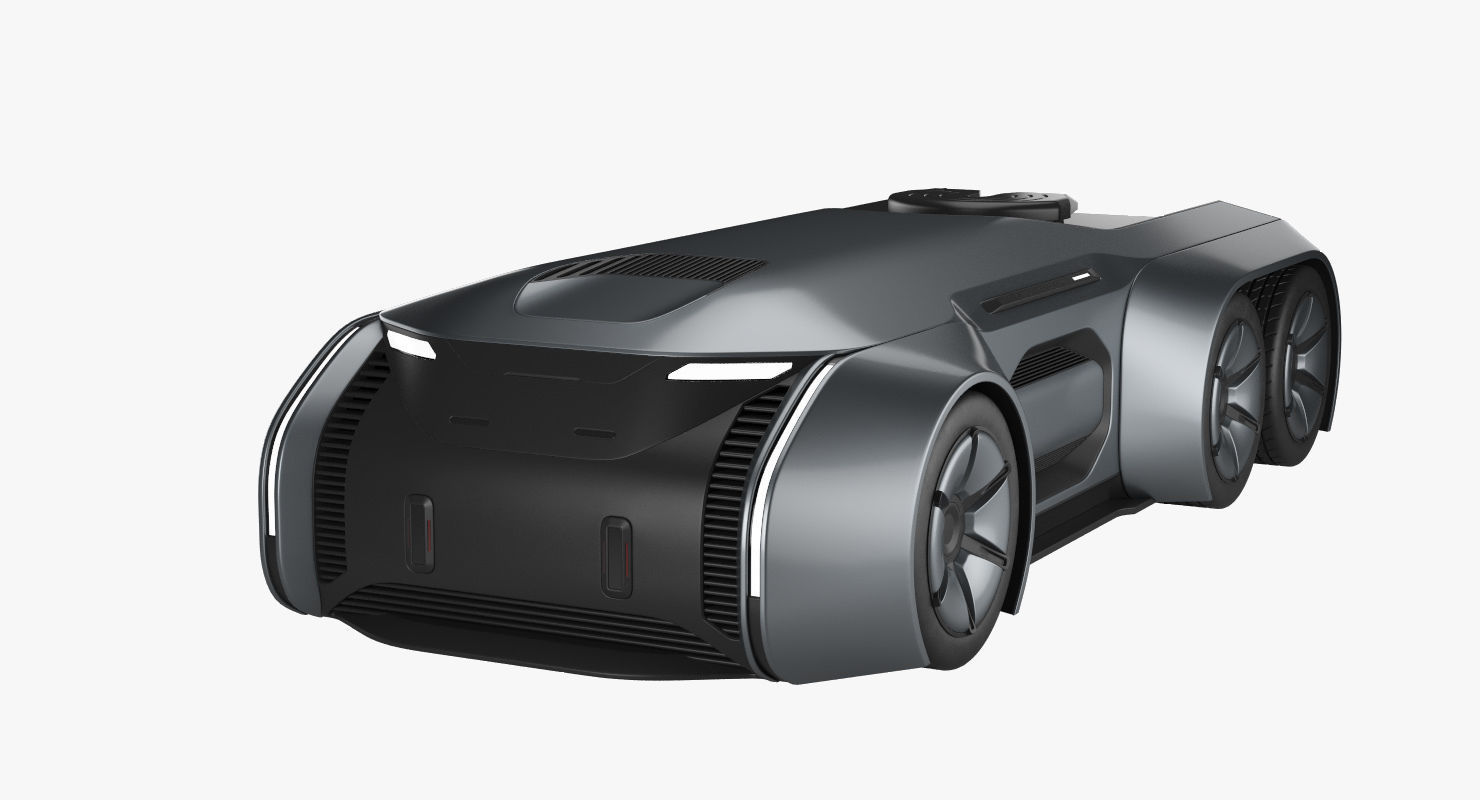 Self-Driving Truck Concept 2 3D model_9