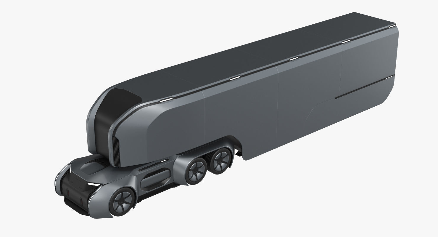 Self-Driving Truck Concept 2 3D model_7