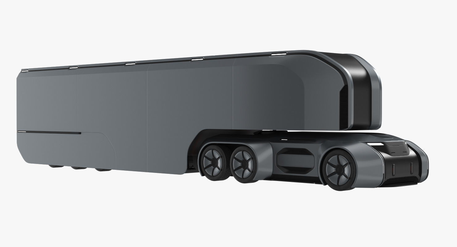 Self-Driving Truck Concept 2 3D model_5