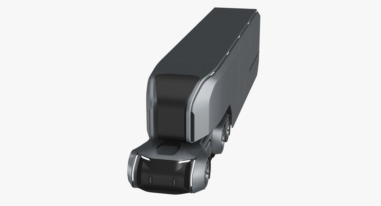 Self-Driving Truck Concept 2 3D model_8