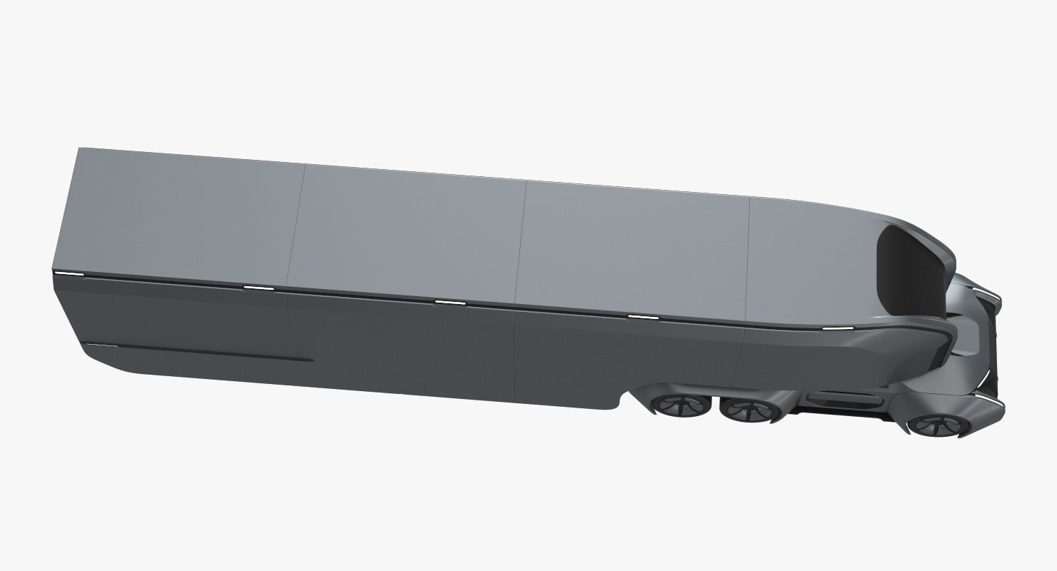 Self-Driving Truck Concept 2 3D model_4