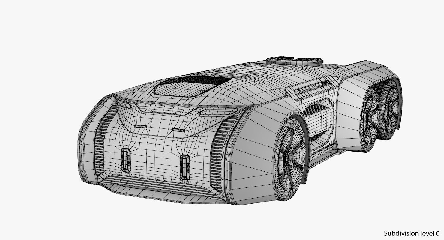 Self-Driving Truck Concept 2 3D model_21