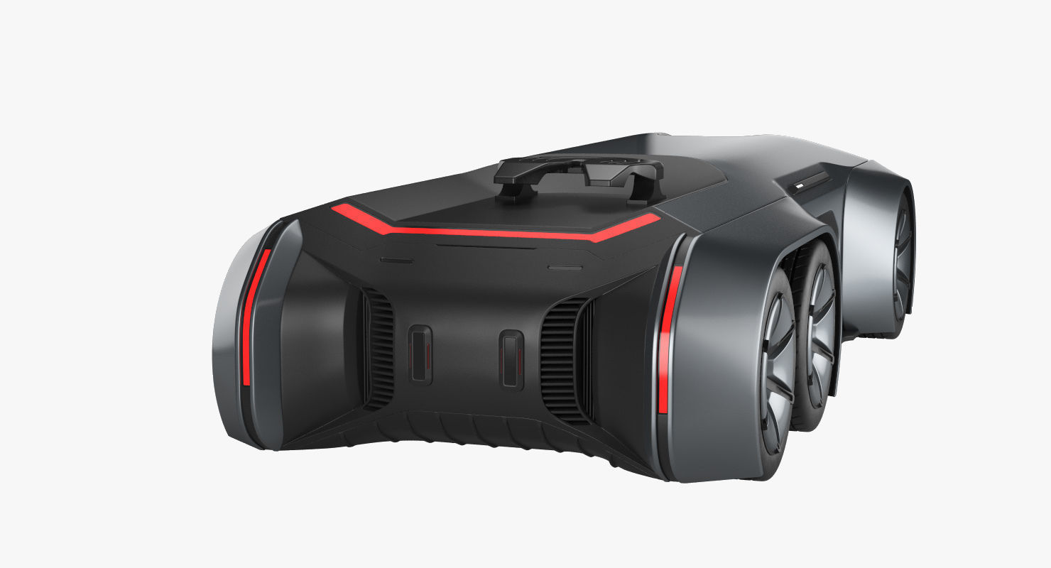 Self-Driving Truck Concept 2 3D model_11