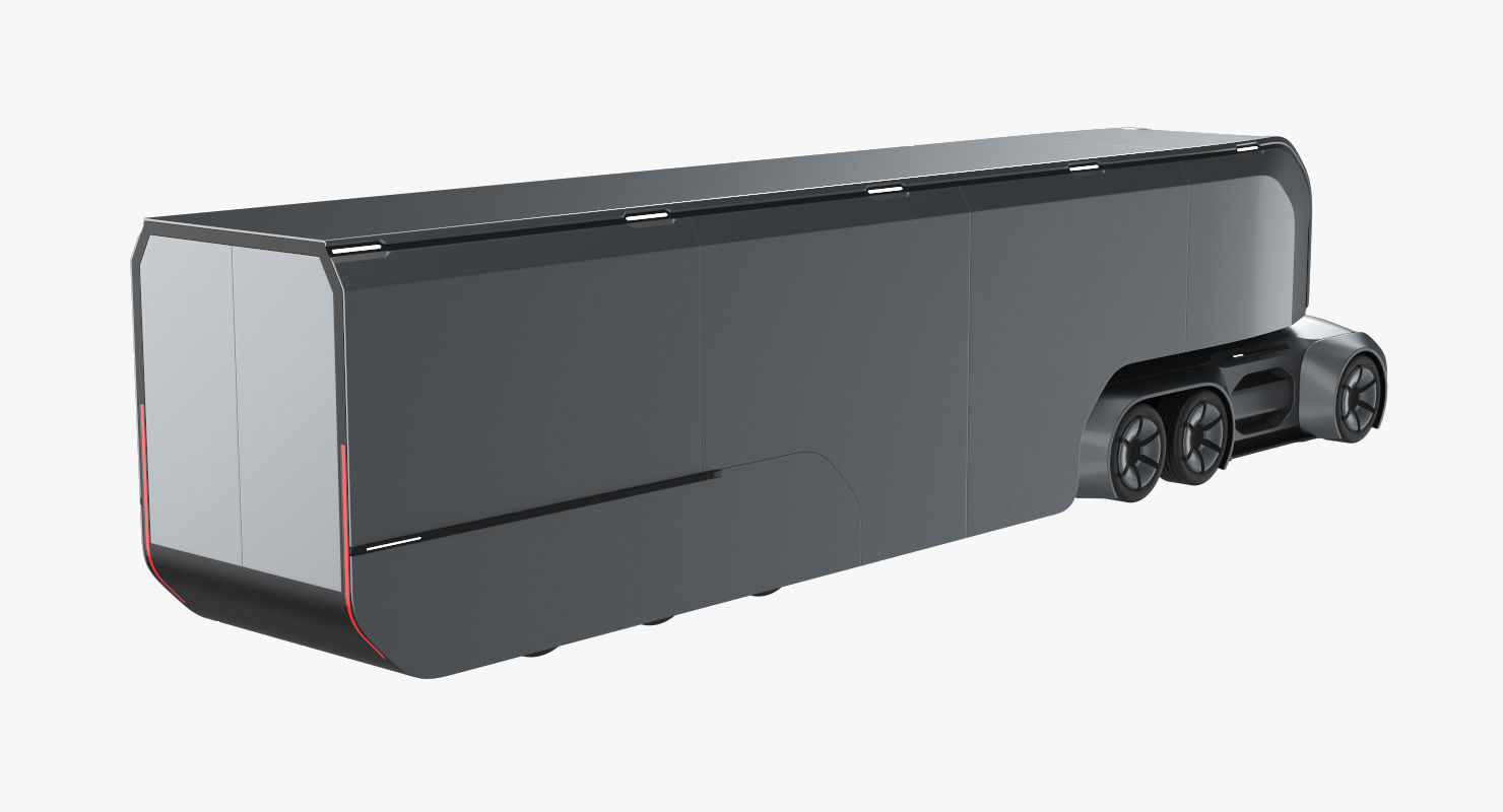 Self-Driving Truck Concept 2 3D model_3