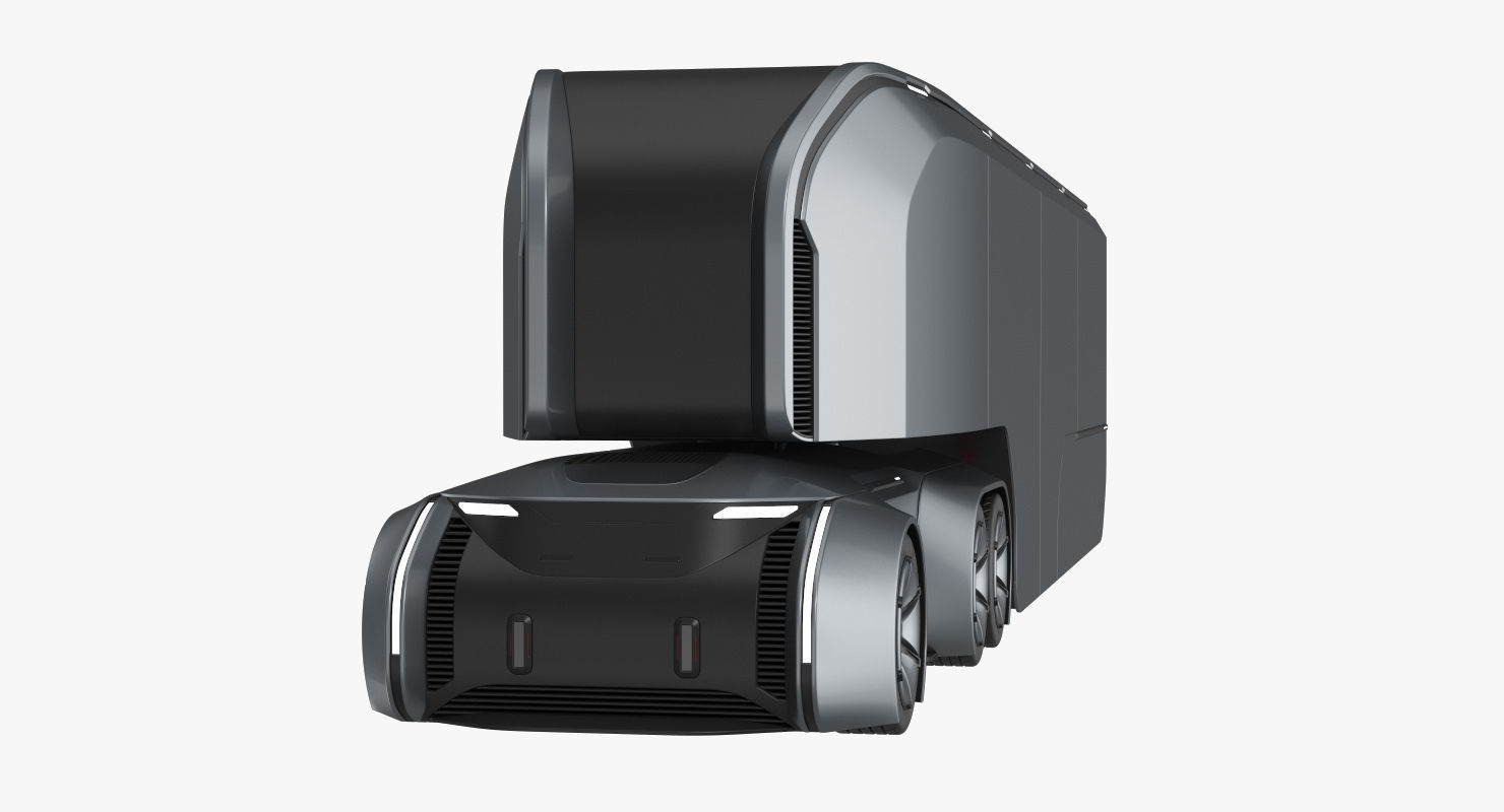 Self-Driving Truck Concept 2 3D model_6
