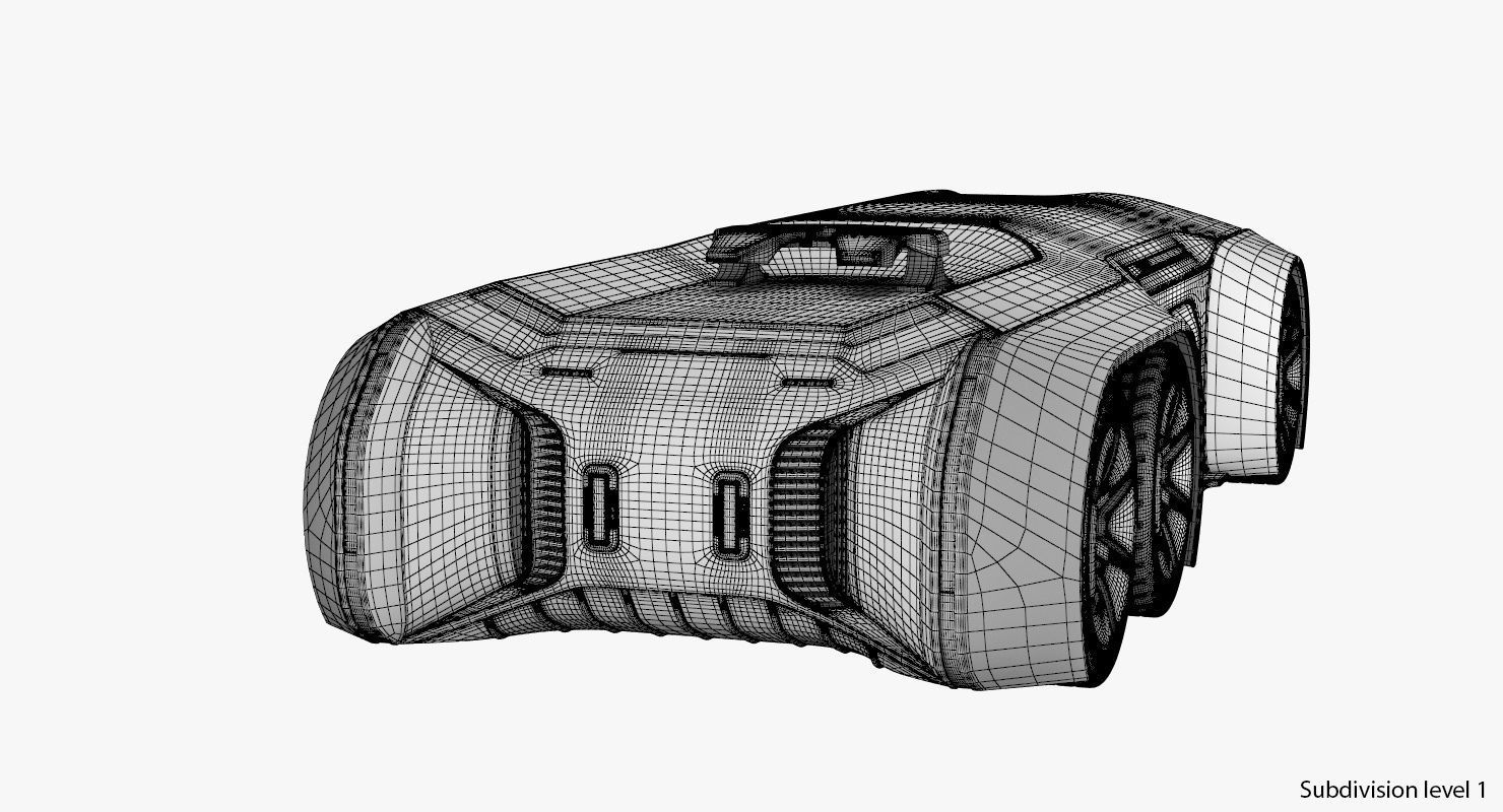 Self-Driving Truck Concept 2 3D model_24