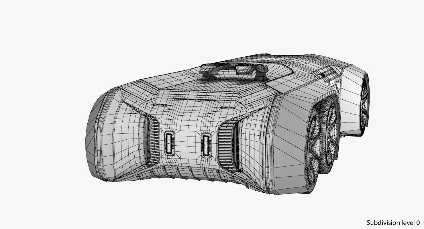 Self-Driving Truck Concept 2 3D model_23