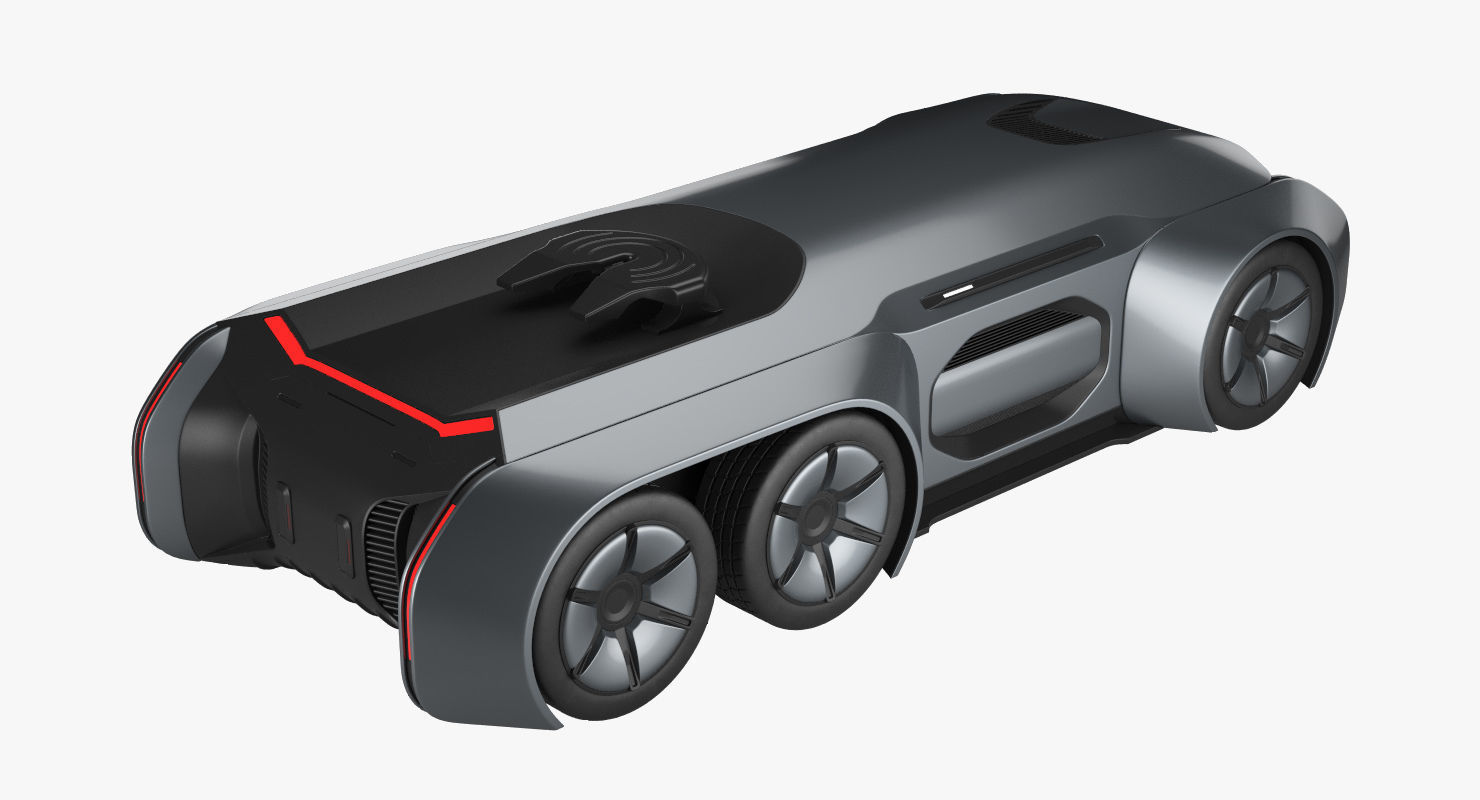 Self-Driving Truck Concept 2 3D model_14