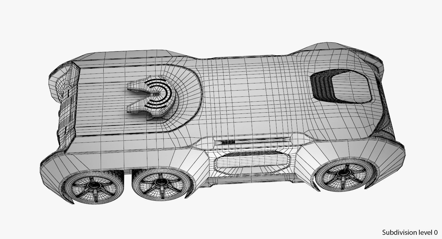 Self-Driving Truck Concept 2 3D model_25