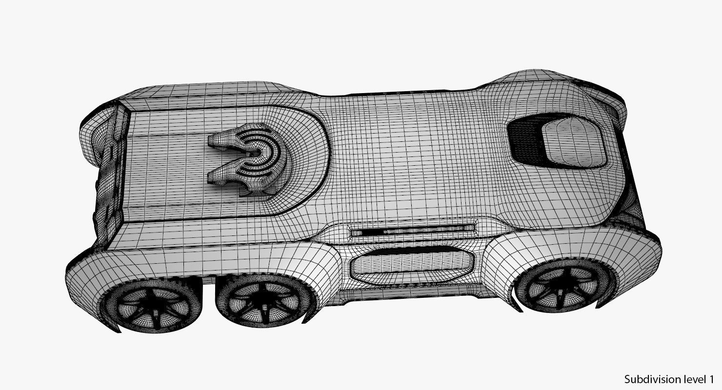 Self-Driving Truck Concept 2 3D model_26