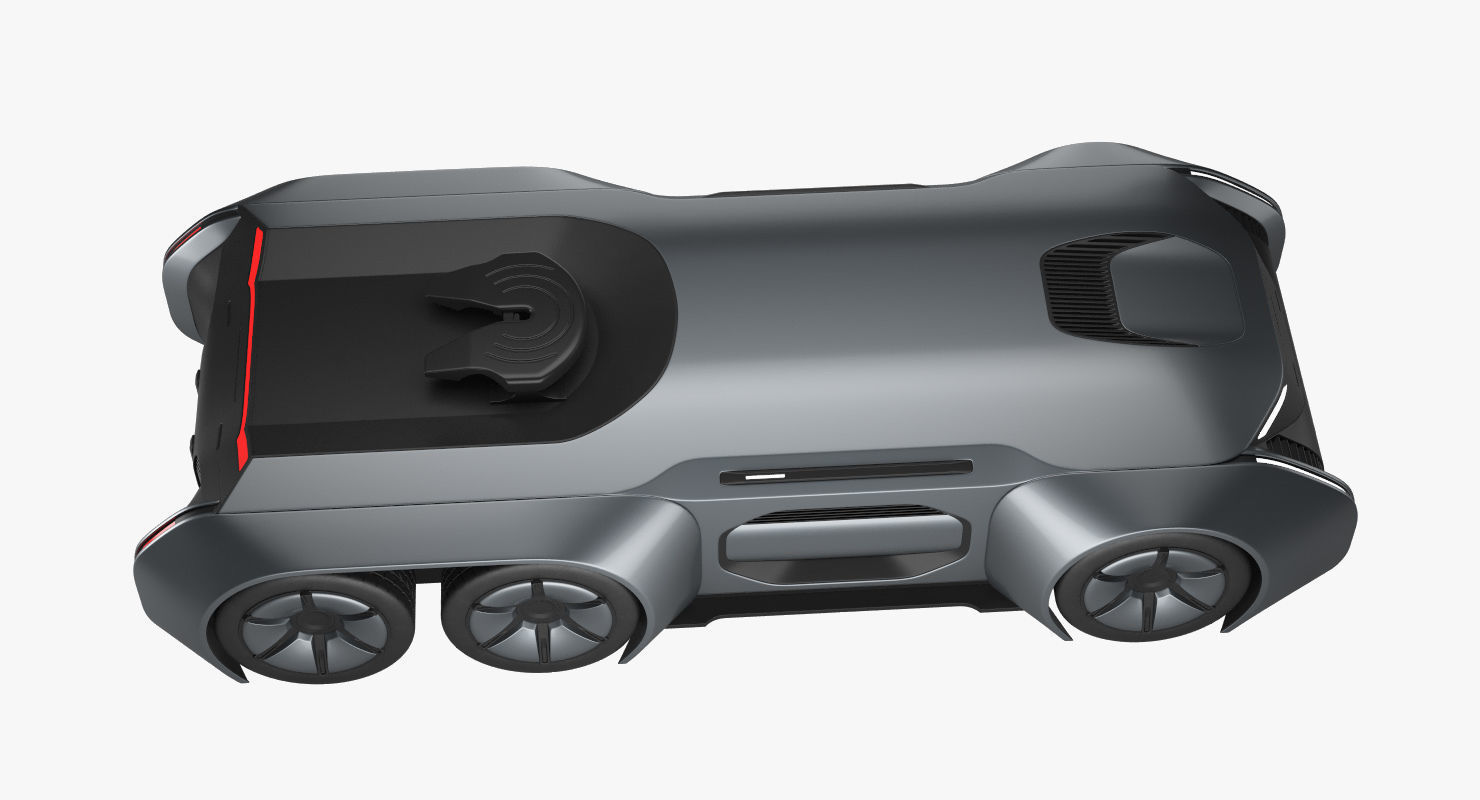 Self-Driving Truck Concept 2 3D model_16