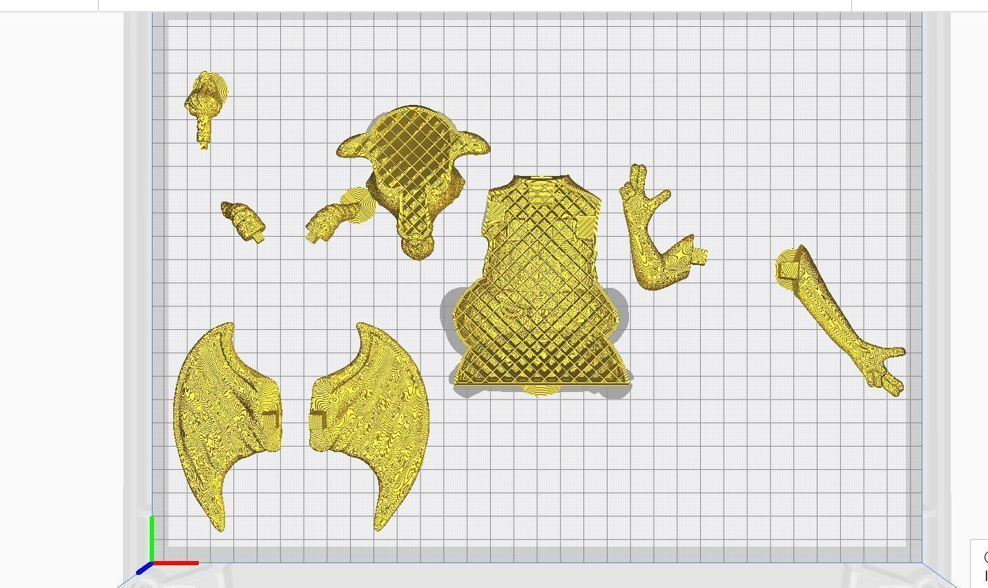 Baphomet Stylized 3D print model_11