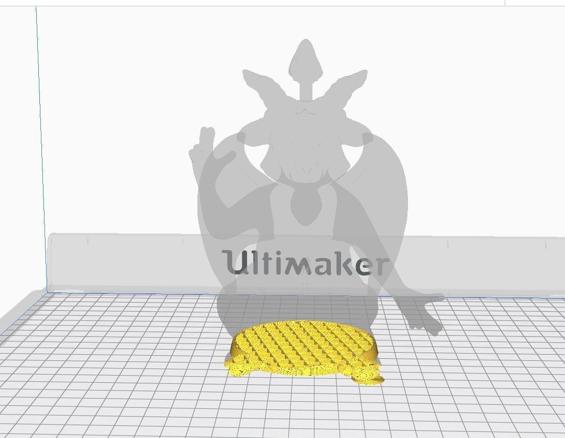 Baphomet Stylized 3D print model_13