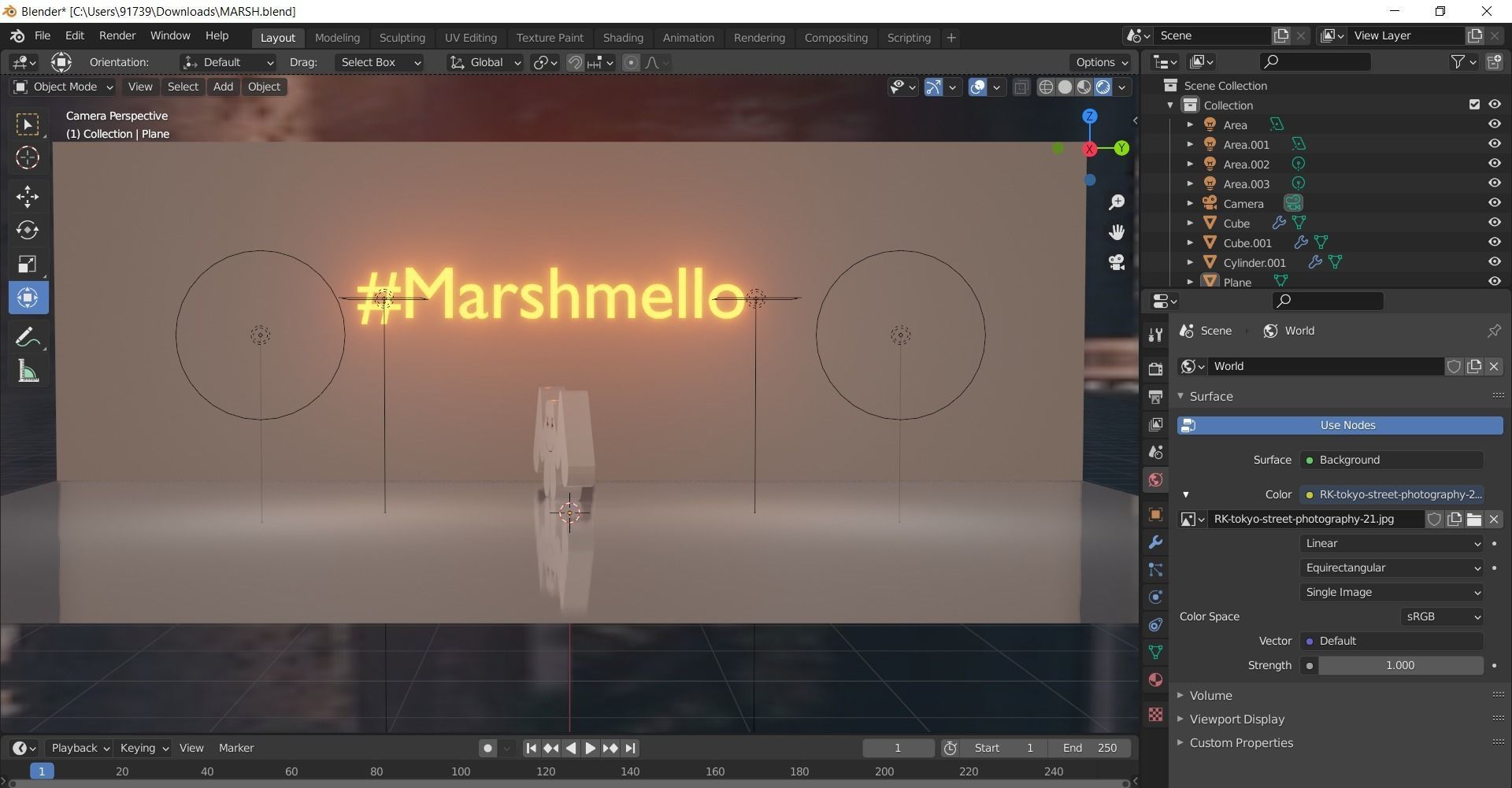 marshmello marshmelo logo 3D model_3