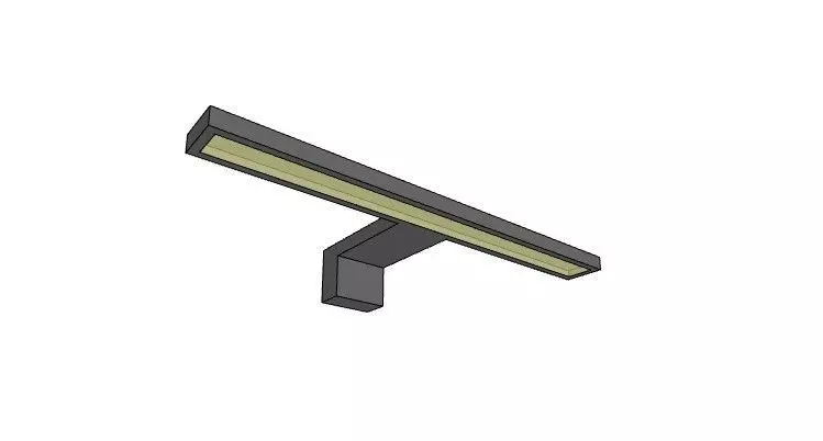 Mirror lighting Free 3D model_0