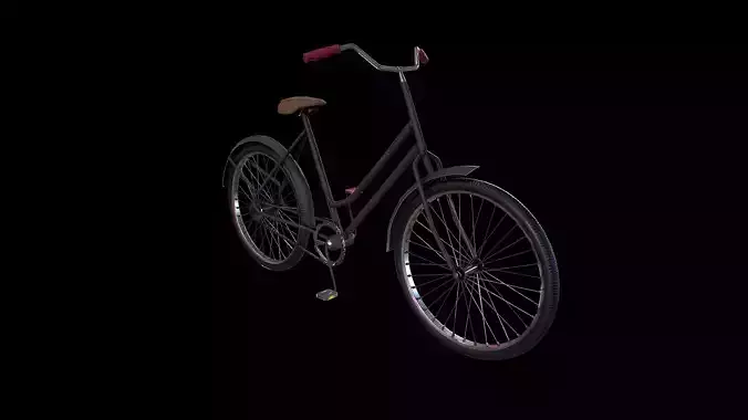 Bicycle - Gest Low-poly 3D model