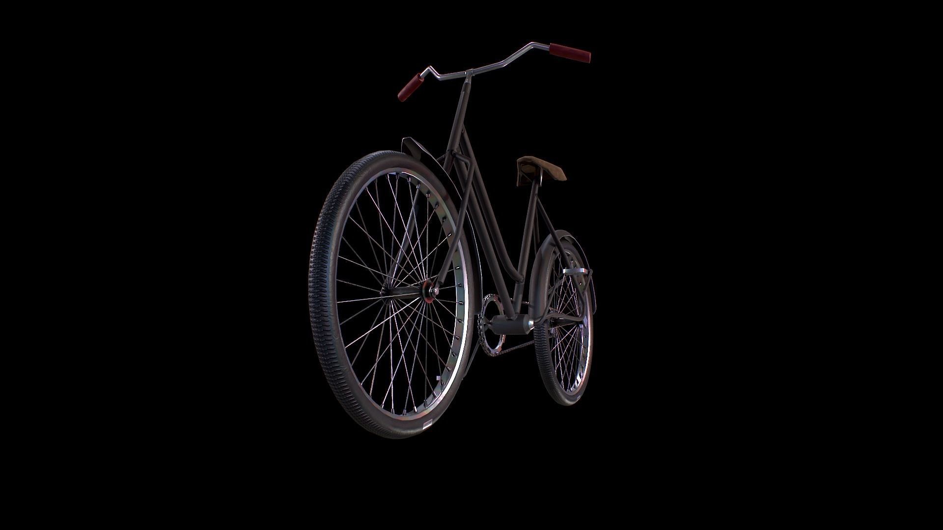 Bicycle - Gest Low-poly 3D model_5