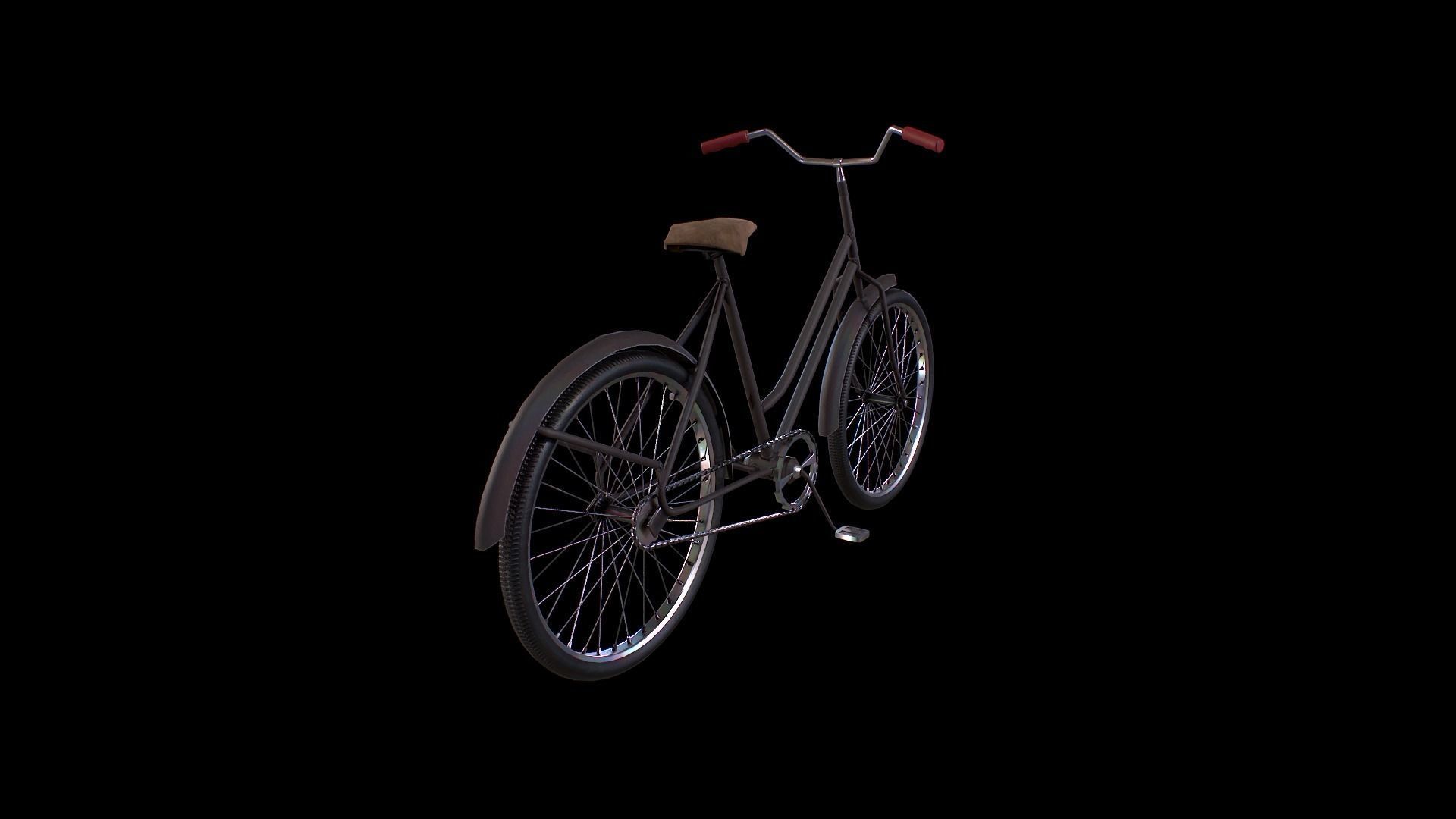 Bicycle - Gest Low-poly 3D model_3