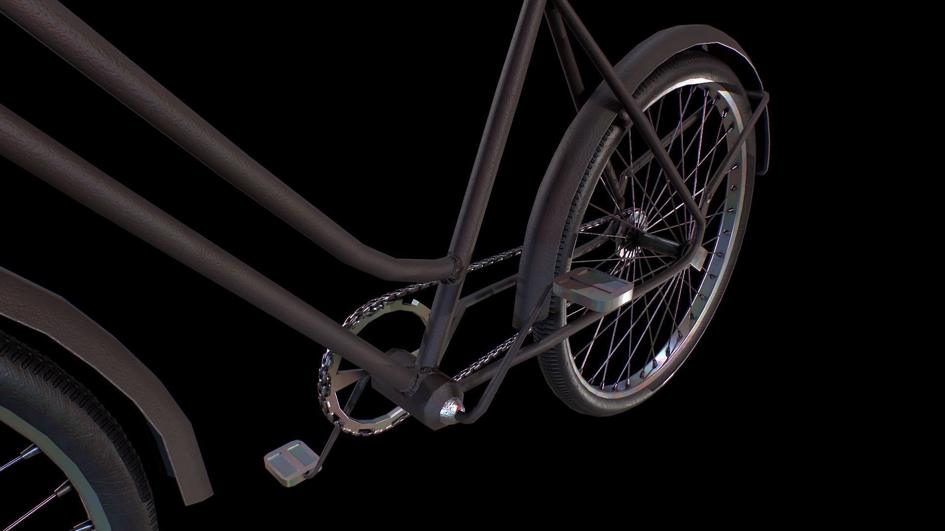 Bicycle - Gest Low-poly 3D model_8