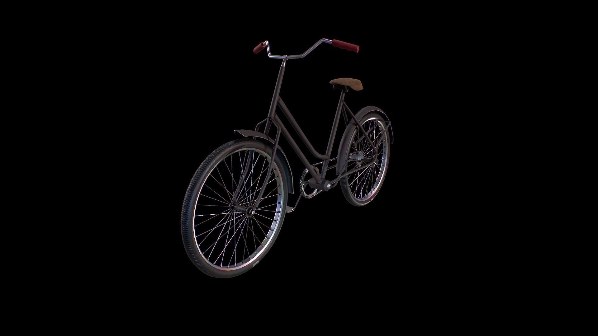 Bicycle - Gest Low-poly 3D model_1