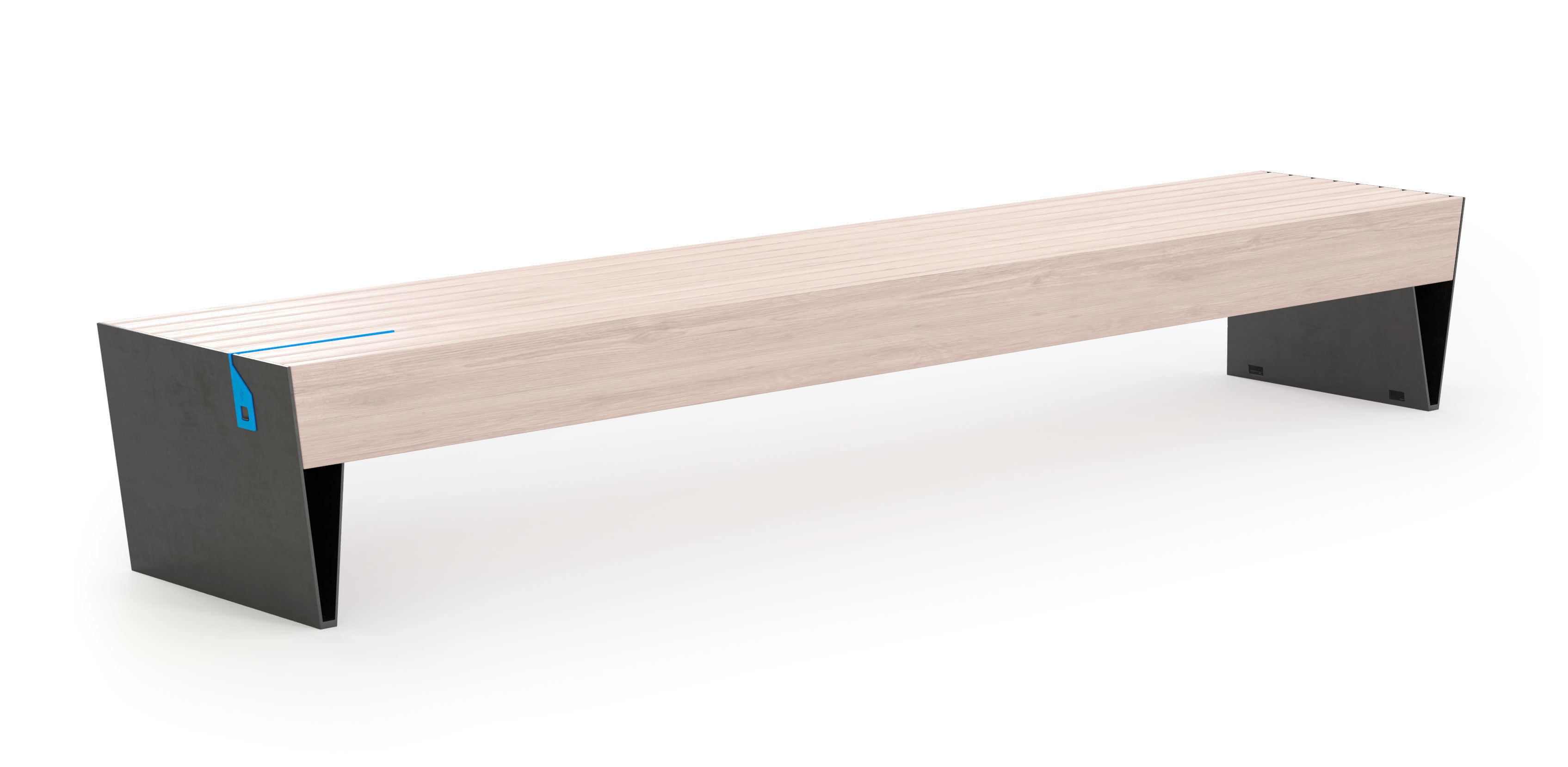 Mmcite Benches Blocq Low-poly 3D model_5