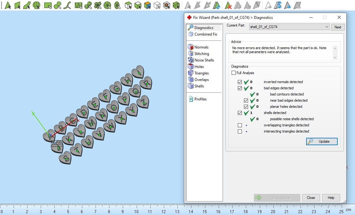 Charm 3 26 pieces  3D print model_7