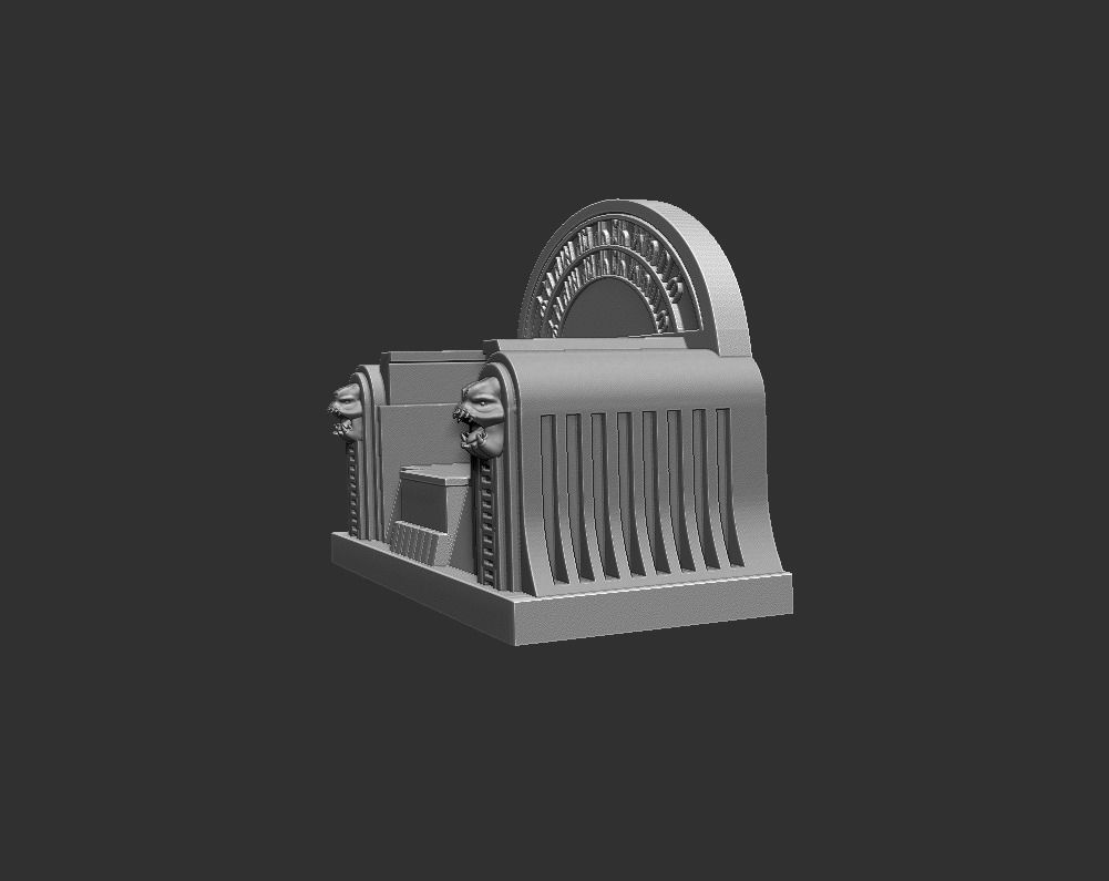 boba throne 3D print model_2