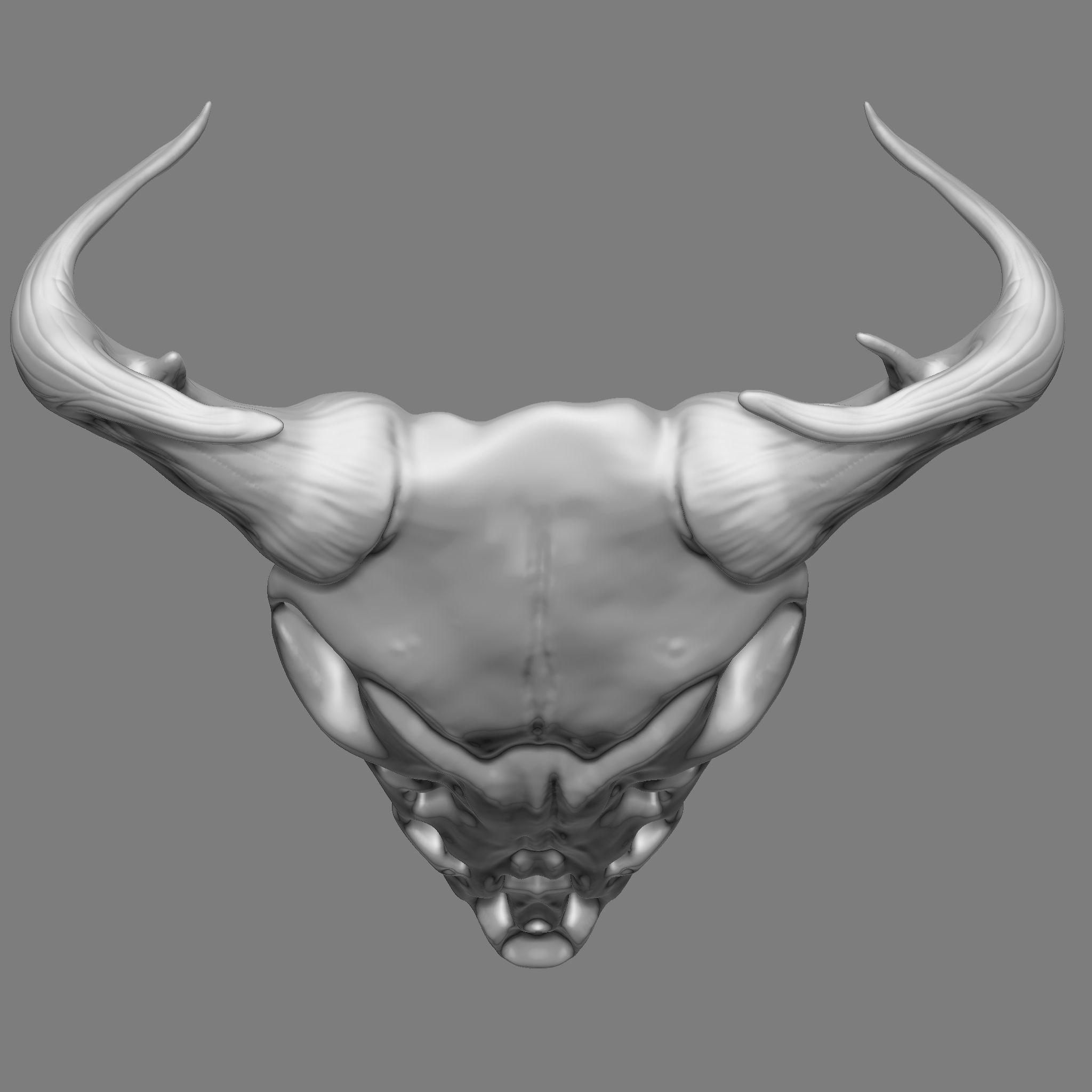 Ram Skull 3D Print Model 3D print model_23