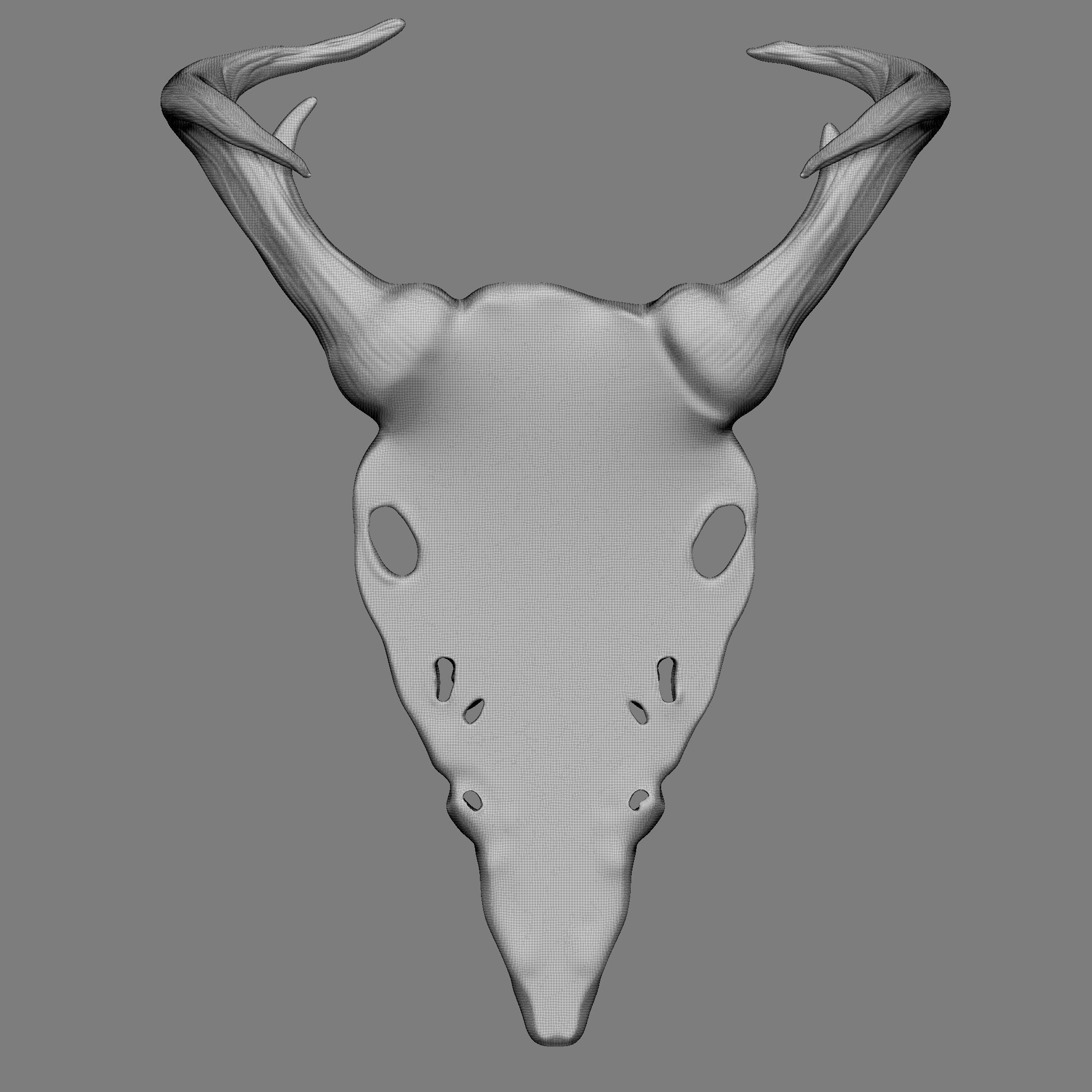 Ram Skull 3D Print Model 3D print model_26