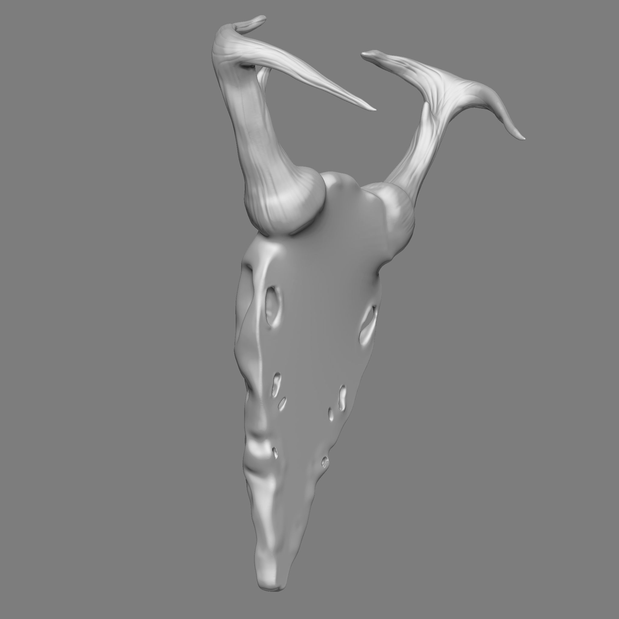 Ram Skull 3D Print Model 3D print model_8