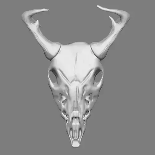 Ram Skull 3D Print Model