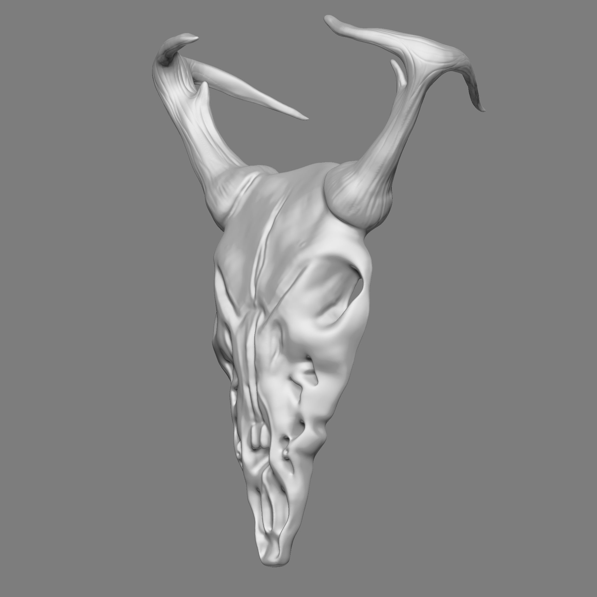 Ram Skull 3D Print Model 3D print model_3