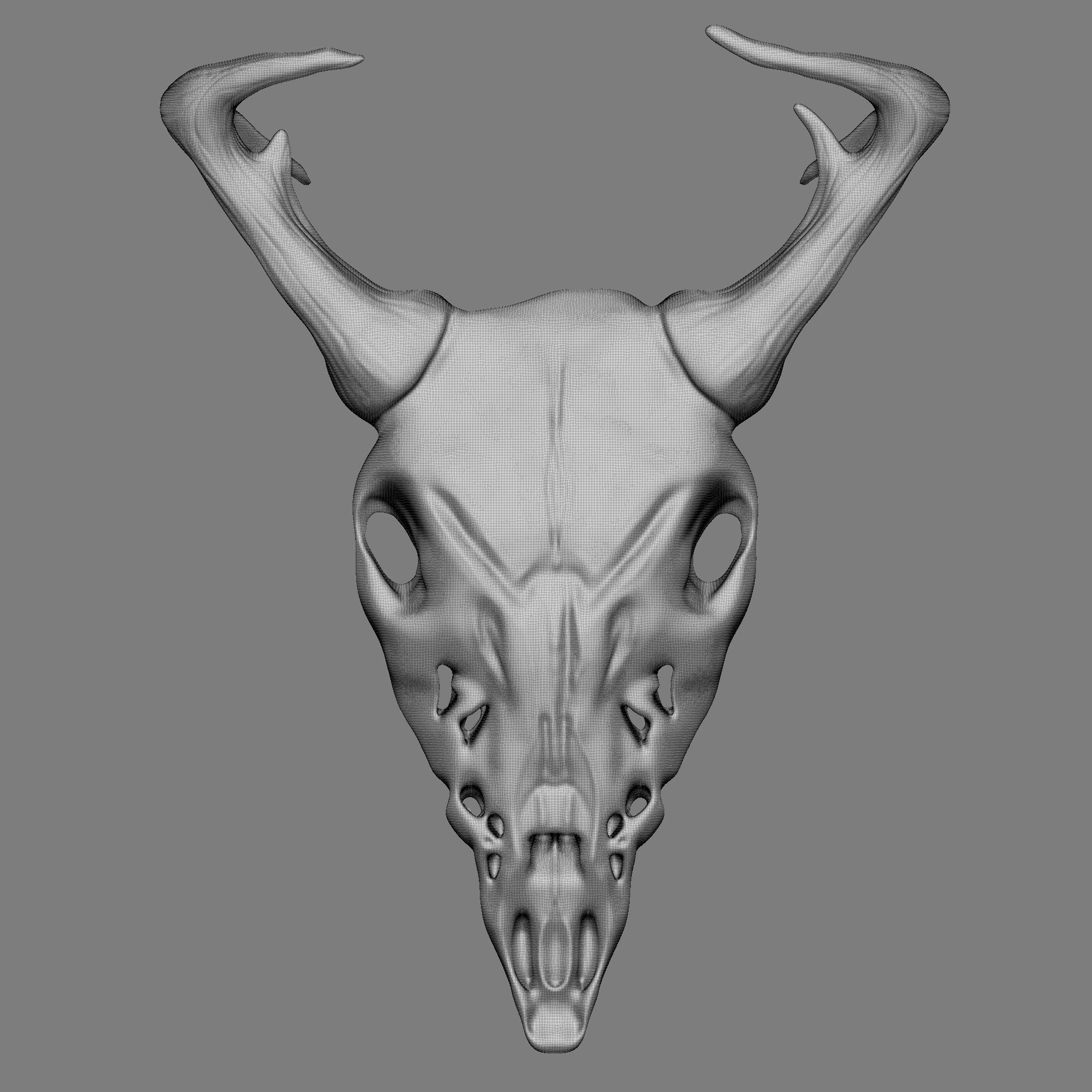 Ram Skull 3D Print Model 3D print model_19