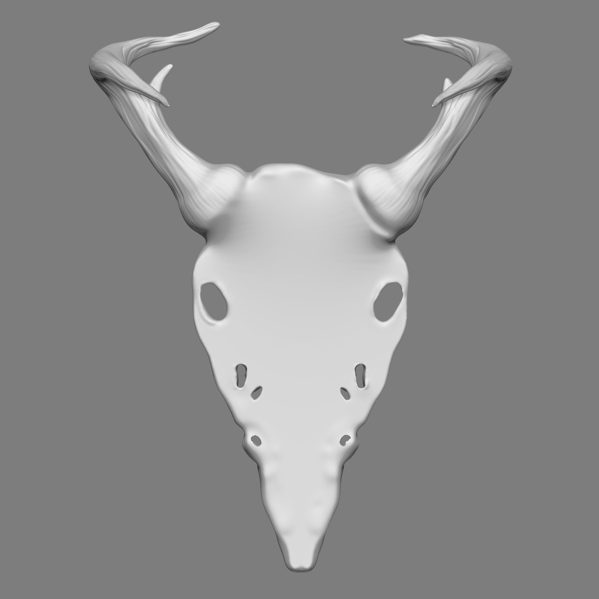 Ram Skull 3D Print Model 3D print model_10
