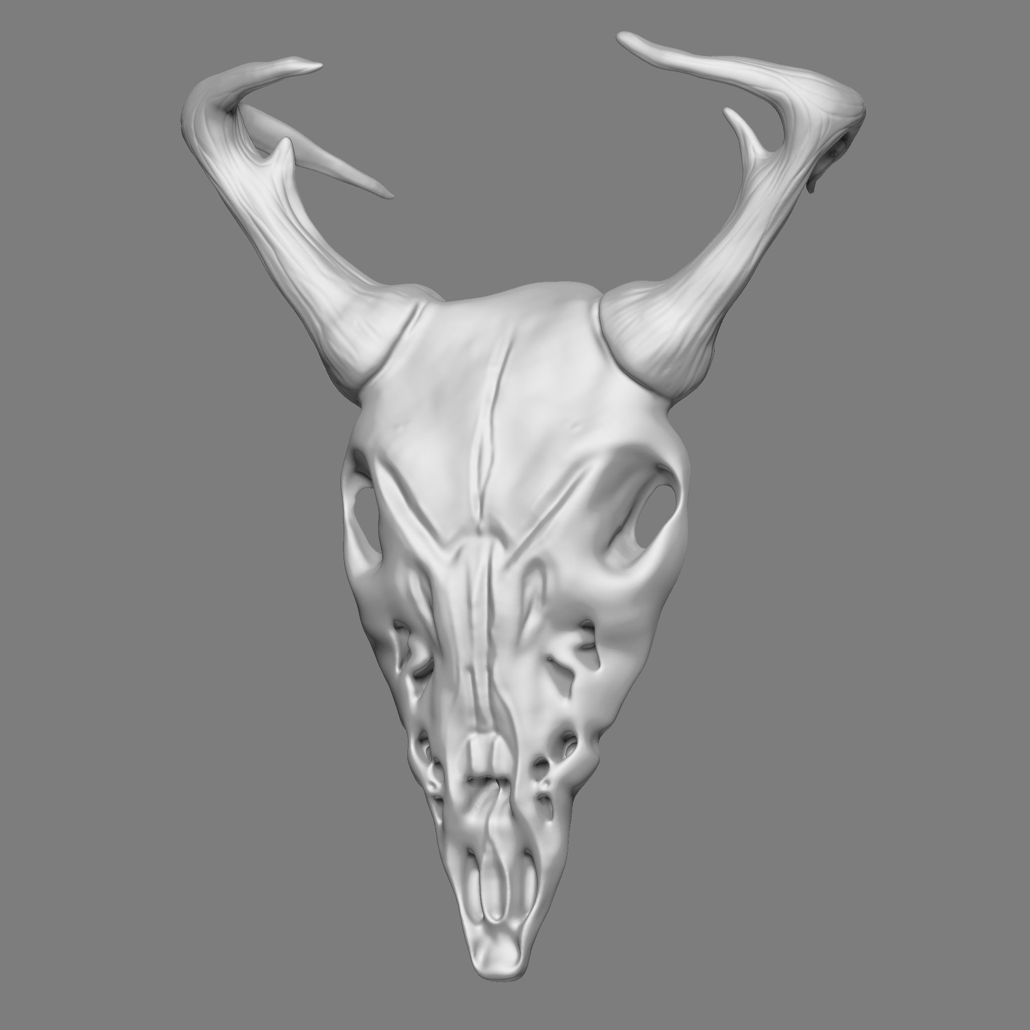 Ram Skull 3D Print Model 3D print model_2