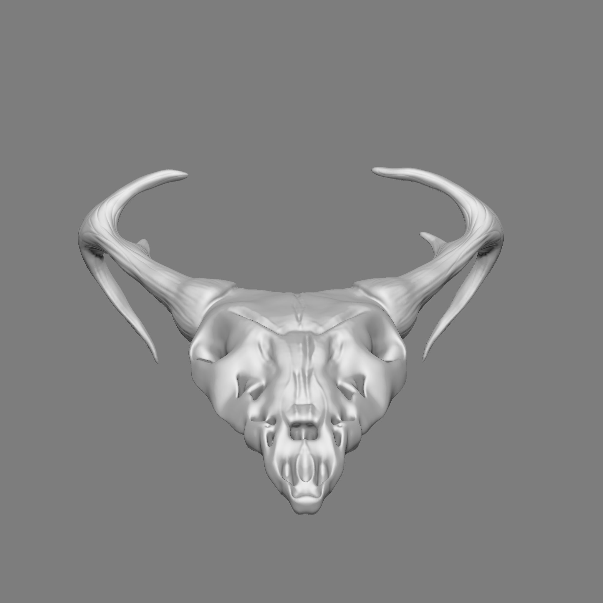 Ram Skull 3D Print Model 3D print model_21