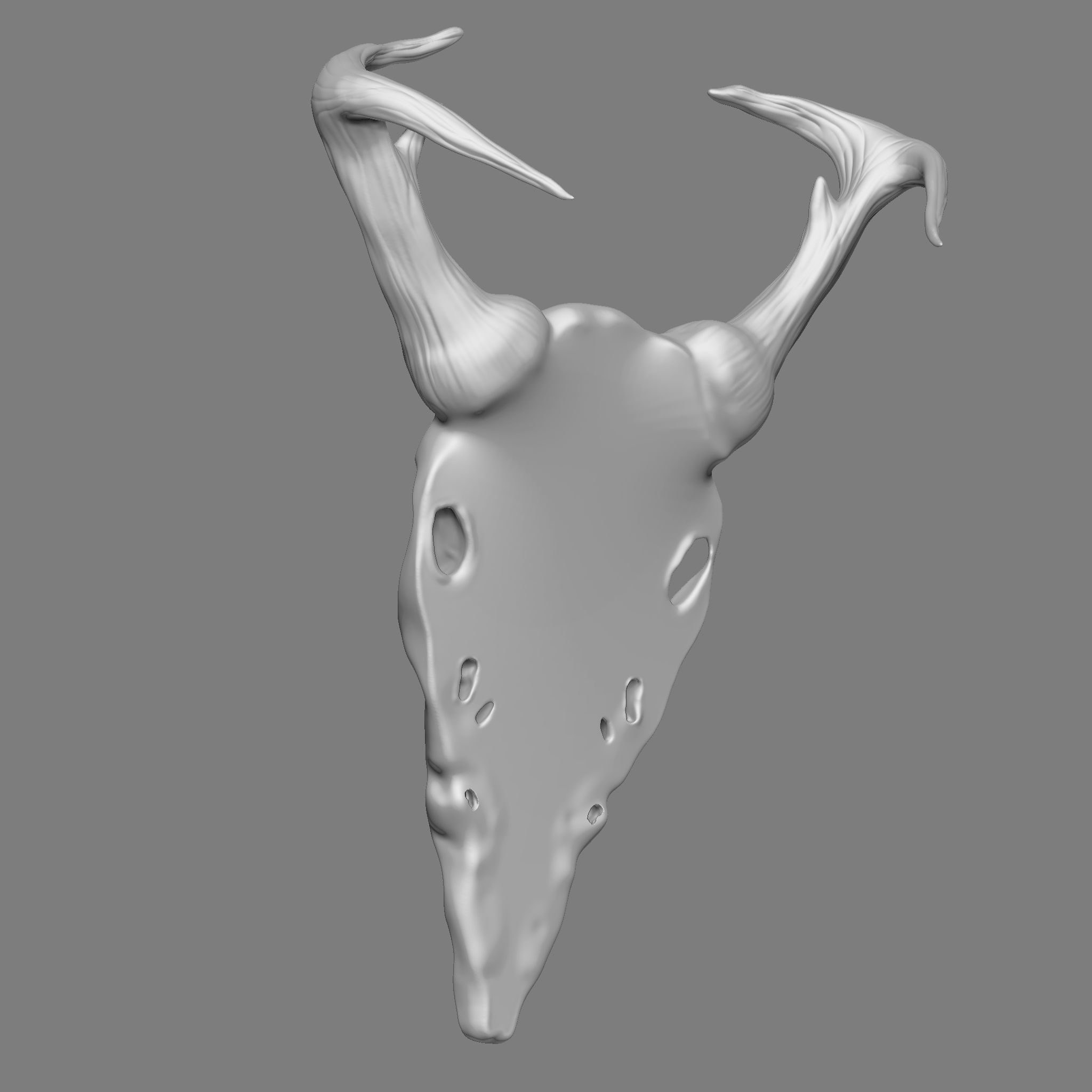 Ram Skull 3D Print Model 3D print model_9