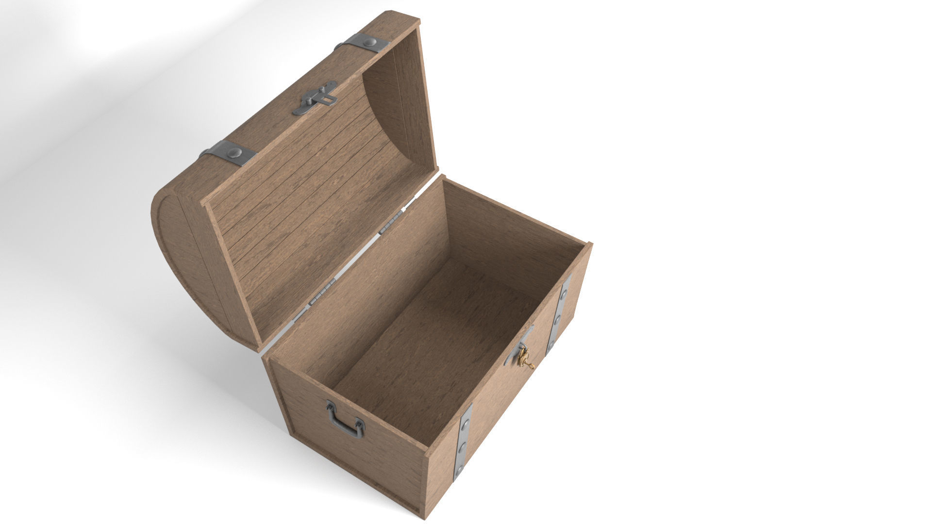 Treasure Chest Low Poly PBR Low-poly 3D model_5