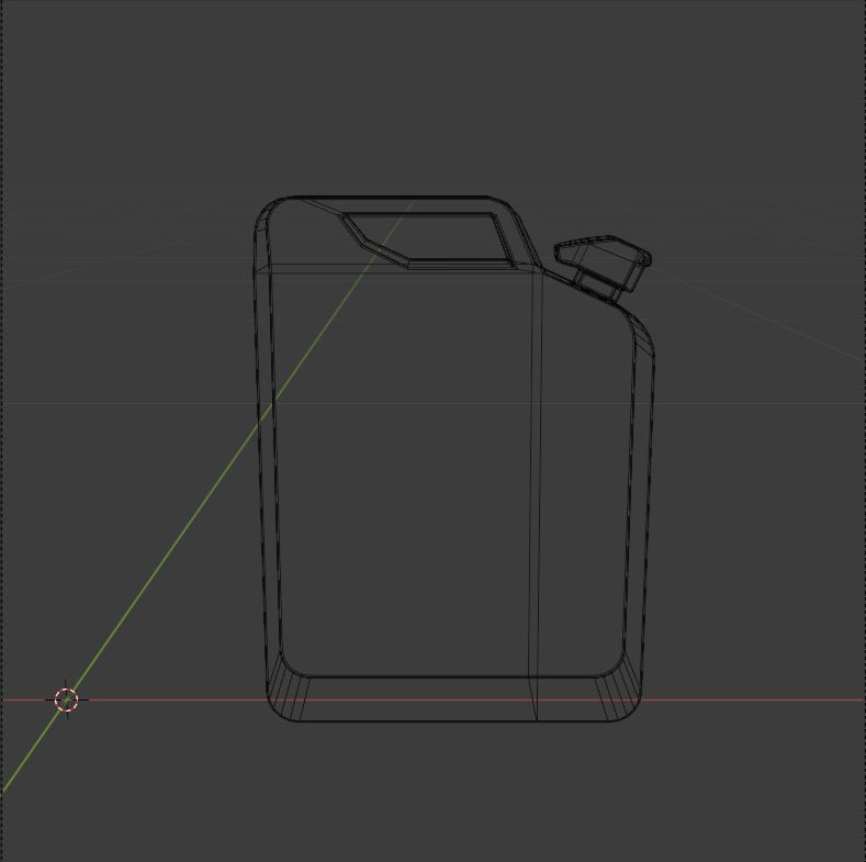 Jerrycans and barrels old and rusty Free low-poly 3D model_10