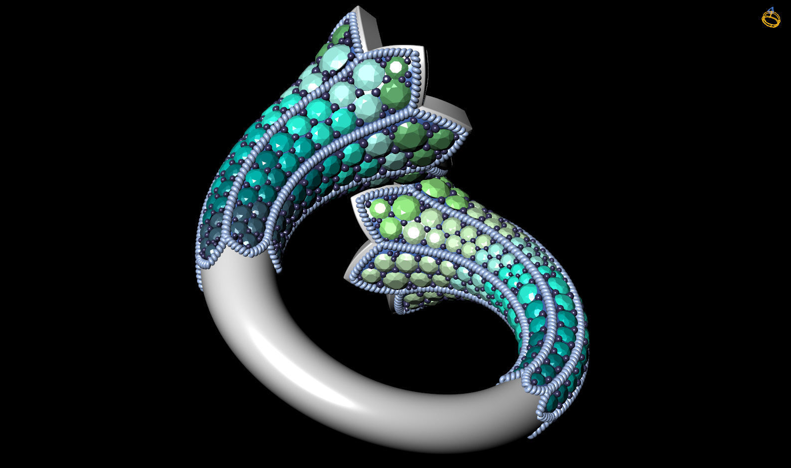 bypasS ring 3D print model_3