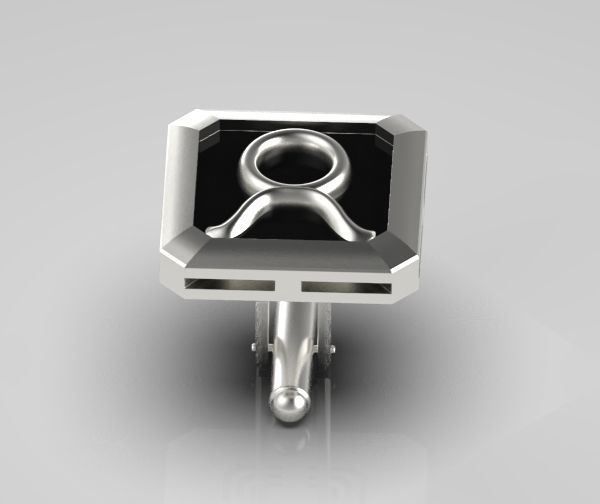 Taurus Cufflink 3D print model_18