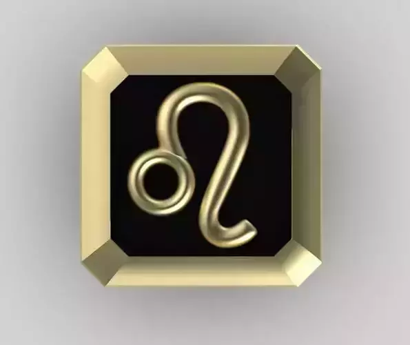 Leo Cufflink 3D print model