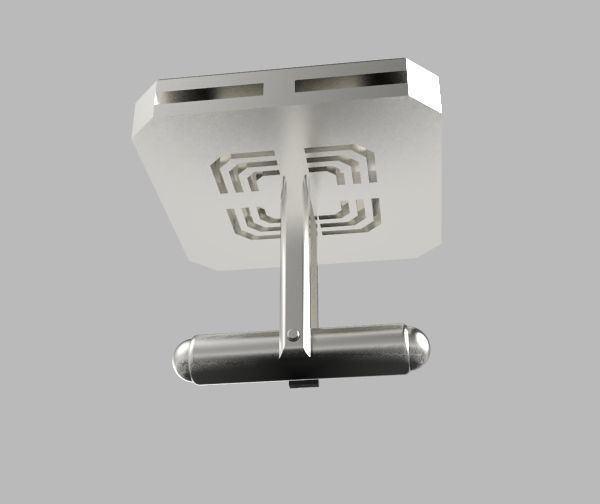 Capricorn Cufflink 3D print model_30
