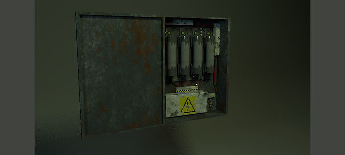 Fuse Box Puzzle  Unity FBX  Low-poly 3D model