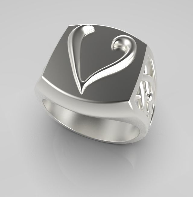 Alphabet Latin V 3D print model_14