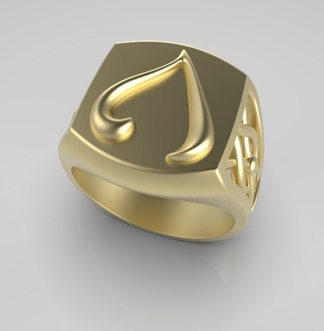 Alphabet Latin V 3D print model_3