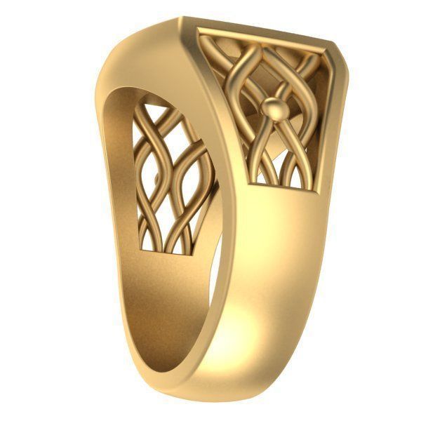 Alphabet Latin V 3D print model_17