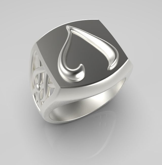 Alphabet Latin V 3D print model_9