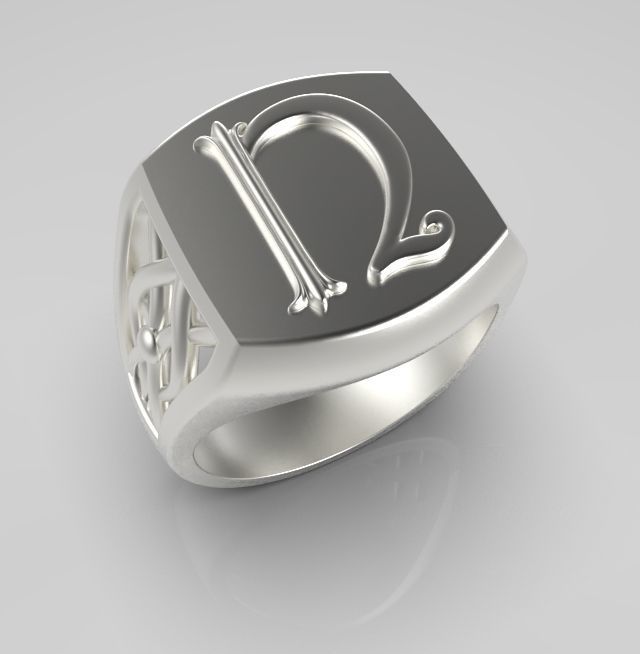 Alphabet Latin U 3D print model_9