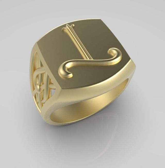 Alphabet Latin T 3D print model_2